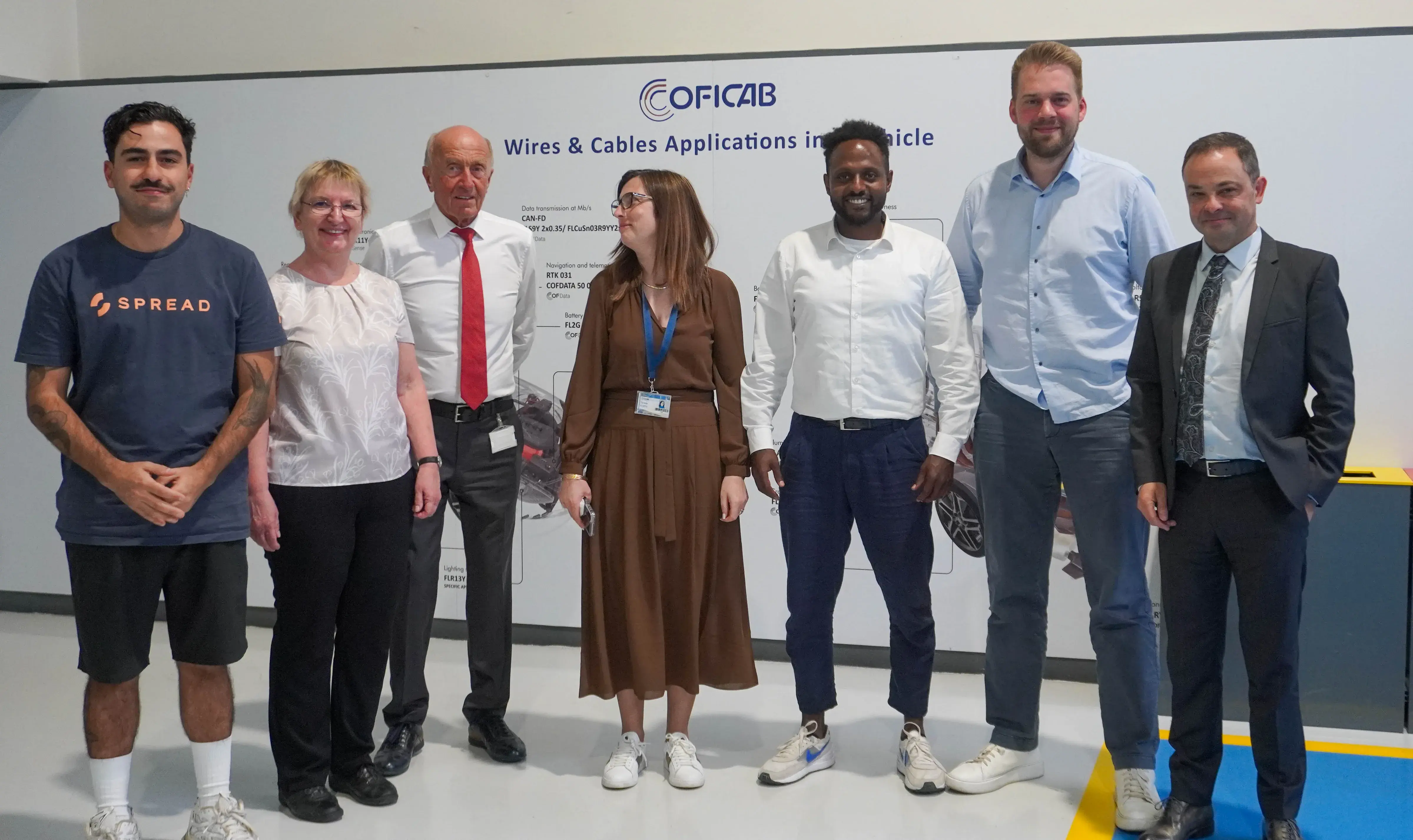 For better automotive wiring harnesses: SPREAD visits COFICAB in Portugal