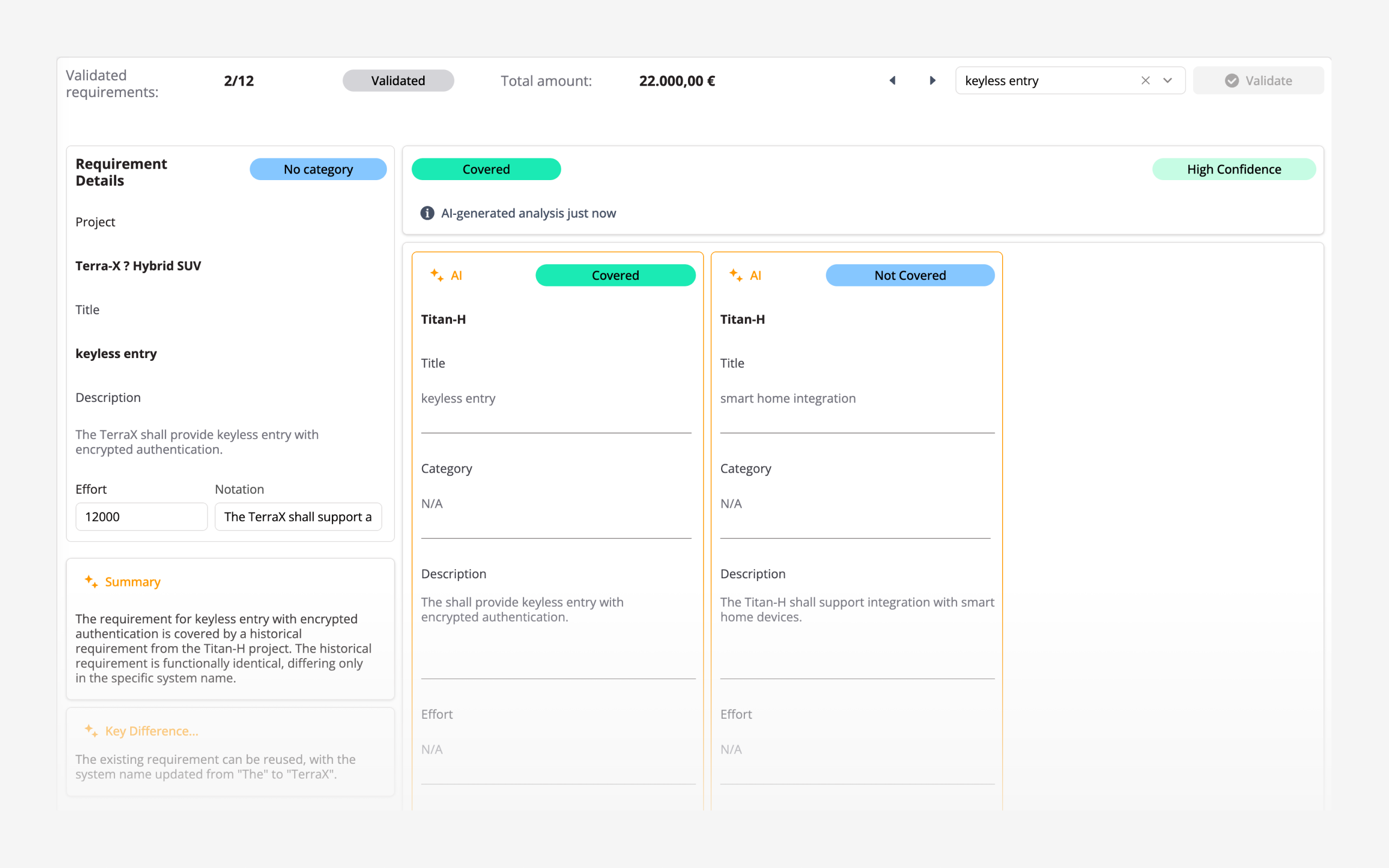 Accelerate proposal creation by matching RfQs with real product data